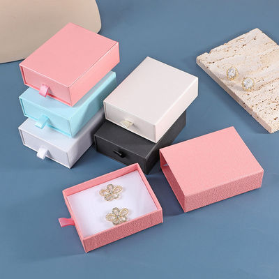 Kreatif Fashion Perhiasan Penyimpanan Cincin Kalung Penyimpanan Kertas Seni Kotak Kemasan Set Dekoratif Tas Penyimpanan